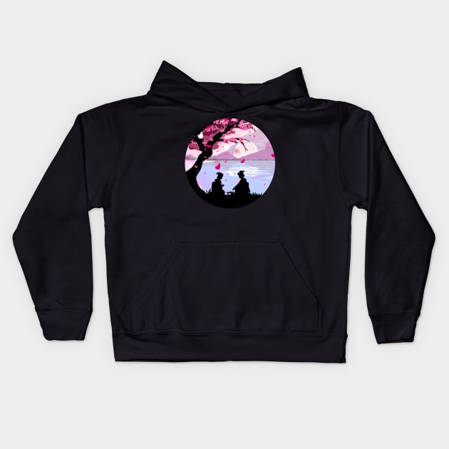 Hanami Kids Hoodie by enchantedrealm